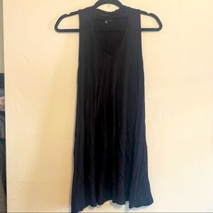 Black swing dress with cutout